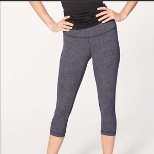 Lululemon Wunder Under Crop High Rise
